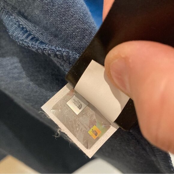 THE NORTH FACE Sz S  High Low Rounded Hem Open Front Pockets Jersey Knit Jacket - Picture 6 of 8